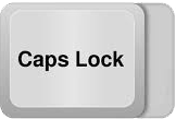 CAPS LOCK ON